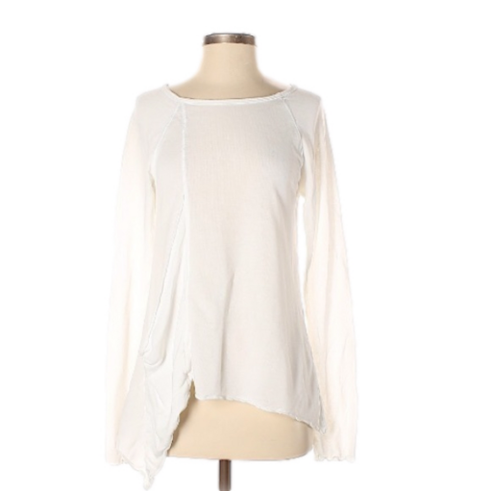 Y2K Hard Tail white long sweatshirt- Small